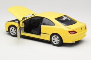 Peugeot 406 Coupe Gelb Gate 1:18 01022 Metall – Bild 5 von 8