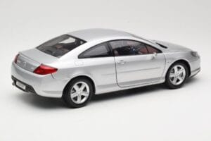 Peugeot 407 Coupe Silber Norev 1:18 184747 Metall – Bild 3 von 8