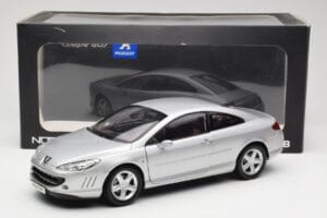 Peugeot 407 Coupe Silber Norev 1:18 184747 Metall – Bild 8 von 8