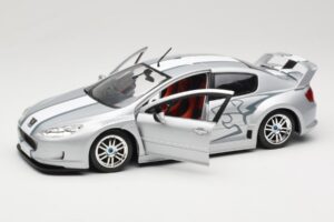 Peugeot 407 Racing Silber Solido 1:18 90642 Metall – Bild 2 von 8