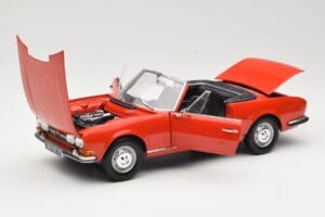 Peugeot 504 Cabriolet Rot Norev 1:18 184754 Metall – Bild 2 von 8
