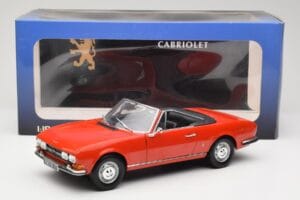 Peugeot 504 Cabriolet Rot Norev 1:18 184754 Metall – Bild 8 von 8
