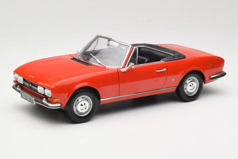 Peugeot 504 Cabriolet Rot Norev 1:18 184754 Metall