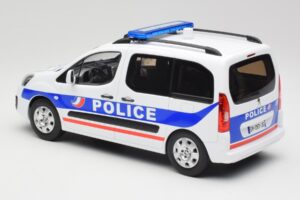 Peugeot Partner Police Blau Norev 1:18 184891 Metall – Bild 5 von 6