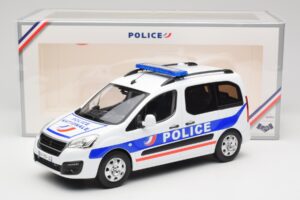 Peugeot Partner Police Blau Norev 1:18 184891 Metall – Bild 6 von 6