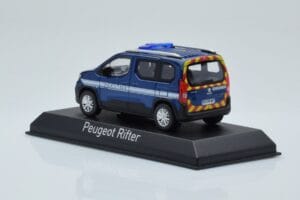 Peugeot Rifter Gendarmerie Otremer Blau Norev 1:43 479064 Metall – Bild 3 von 4