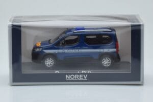 Peugeot Rifter Gendarmerie Otremer Blau Norev 1:43 479064 Metall – Bild 4 von 4