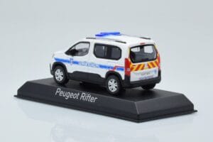 Peugeot Rifter Police Municipale Weiss Norev 1:43 479067 Metall – Bild 3 von 4
