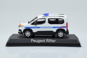 Peugeot Rifter Police Municipale Weiss Norev 1:43 479067 Metall
