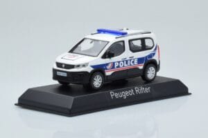 Peugeot Rifter Police Nationale Weiss Norev 1:43 479065 Metall – Bild 2 von 4