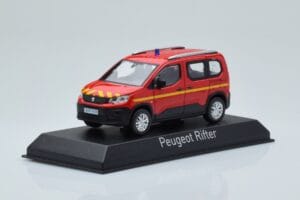 Peugeot Rifter Pompiers Rot Norev 1:43 479069 Metall – Bild 2 von 4