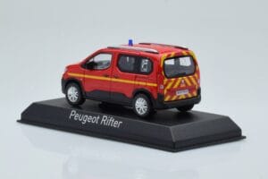 Peugeot Rifter Pompiers Rot Norev 1:43 479069 Metall – Bild 3 von 4