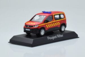 Peugeot Rifter Sapeurs Pompiers Rot Norev 1:43 479071 Metall – Bild 2 von 4