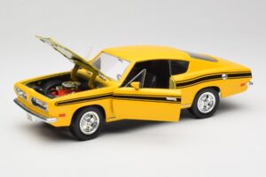 Plymouth Barracuda Gelb Road Legends 1:18 92178 Metall – Bild 2 von 8