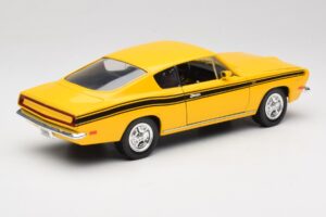 Plymouth Barracuda Gelb Road Legends 1:18 92178 Metall – Bild 3 von 8
