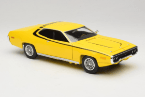 Plymouth Satellite Daisy Dukes of Hazzard Auto World 1:18 AWSS105/06 Metall – Bild 6 von 8