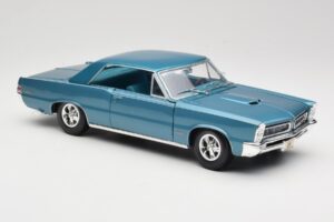 Pontiac GTO Hurst Edition Blau Maisto 1:18 531885 Metall – Bild 6 von 8