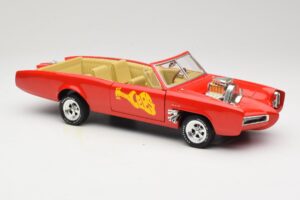 Pontiac GTO Monkeemobile Rot ERTL 1:18 33150 Metall – Bild 6 von 8
