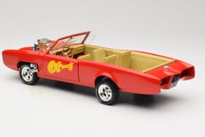 Pontiac GTO Monkeemobile Rot ERTL 1:18 33150 Metall – Bild 7 von 8