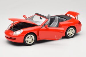 Porsche 911 996 Cabriolet Rot Mira 1:18 6930 Metall – Bild 2 von 8