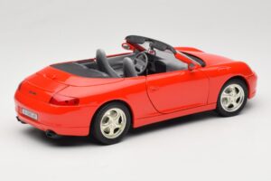 Porsche 911 996 Cabriolet Rot Mira 1:18 6930 Metall – Bild 3 von 8