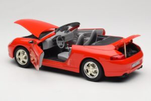 Porsche 911 996 Cabriolet Rot Mira 1:18 6930 Metall – Bild 5 von 8