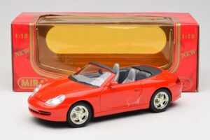 Porsche 911 996 Cabriolet Rot Mira 1:18 6930 Metall – Bild 8 von 8