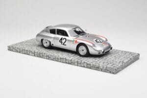 Porsche 356B 1600 GS Carrera GTL Abarth #42 H. Herrmann / H. Linge Targa Florio 1962 Minichamps 1:18 107626842 Resin – Bild 4 von 6