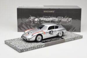 Porsche 356B 1600 GS Carrera GTL Abarth #42 H. Herrmann / H. Linge Targa Florio 1962 Minichamps 1:18 107626842 Resin – Bild 6 von 6