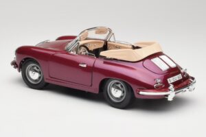 Porsche 356B Cabriolet Aubergine Bburago 1:18 3021-M4 Metall – Bild 7 von 8