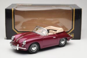 Porsche 356B Cabriolet Aubergine Bburago 1:18 3021-M4 Metall – Bild 8 von 8