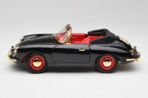 Porsche 356B Cabriolet Schwarz Bburago 1:18 3031D Metall – Bild 4 von 8