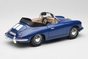 Porsche 356B Cabriolet Blau Bburago 1:18 3051 Metall – Bild 3 von 8