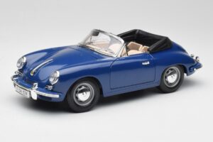 Porsche 356B Cabriolet Blau Bburago 1:18 3051 Metall