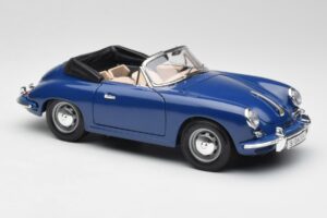 Porsche 356B Cabriolet Blau Bburago 1:18 3051 Metall – Bild 6 von 8