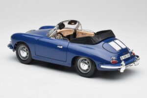 Porsche 356B Cabriolet Blau Bburago 1:18 3051 Metall – Bild 7 von 8