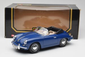 Porsche 356B Cabriolet Blau Bburago 1:18 3051 Metall – Bild 8 von 8