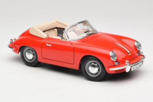 Porsche 356B Cabriolet Rot Tchibo 1:18 45703 Metall – Bild 6 von 8