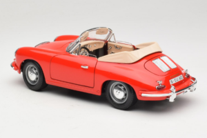 Porsche 356B Cabriolet Rot Tchibo 1:18 45703 Metall – Bild 7 von 8