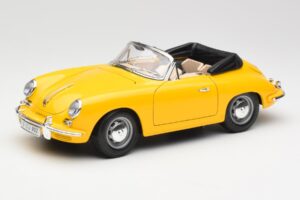 Porsche 356B Cabriolet Gelb Bburago 1:18 3031 Metall