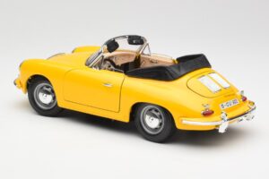 Porsche 356B Cabriolet Gelb Bburago 1:18 3031 Metall – Bild 7 von 8