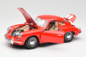 Porsche 356B Rot Bburago 1:18 3021 Metall – Bild 2 von 8