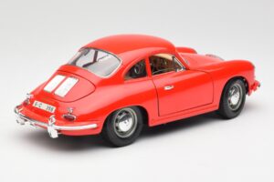 Porsche 356B Rot Bburago 1:18 3021 Metall – Bild 3 von 8