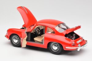 Porsche 356B Rot Bburago 1:18 3021 Metall – Bild 5 von 8