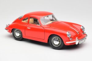 Porsche 356B Rot Bburago 1:18 3021 Metall – Bild 6 von 8
