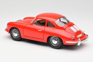 Porsche 356B Rot Bburago 1:18 3021 Metall – Bild 7 von 8