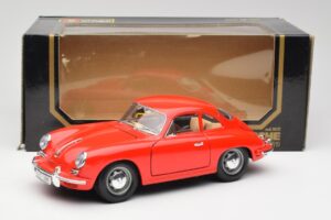 Porsche 356B Rot Bburago 1:18 3021 Metall – Bild 8 von 8
