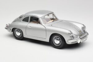 Porsche 356B Silber Bburago 1:18 3021-M1 Metall – Bild 6 von 8