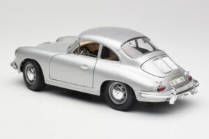 Porsche 356B Silber Bburago 1:18 3021-M1 Metall – Bild 7 von 8