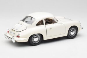 Porsche 356B Weiss Bburago 1:18 3021-M3 Metall – Bild 3 von 8